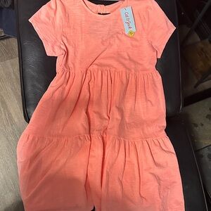 Cat & Jack Bright Coral Casual Dress